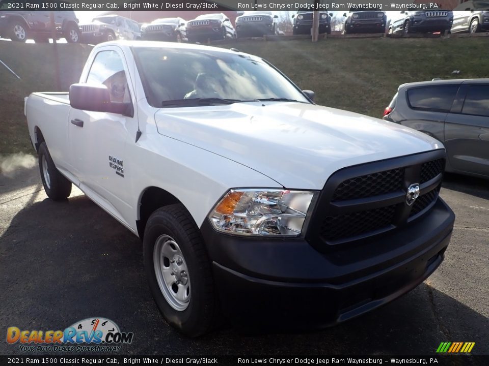 2021 Ram 1500 Classic Regular Cab Bright White / Diesel Gray/Black Photo #8