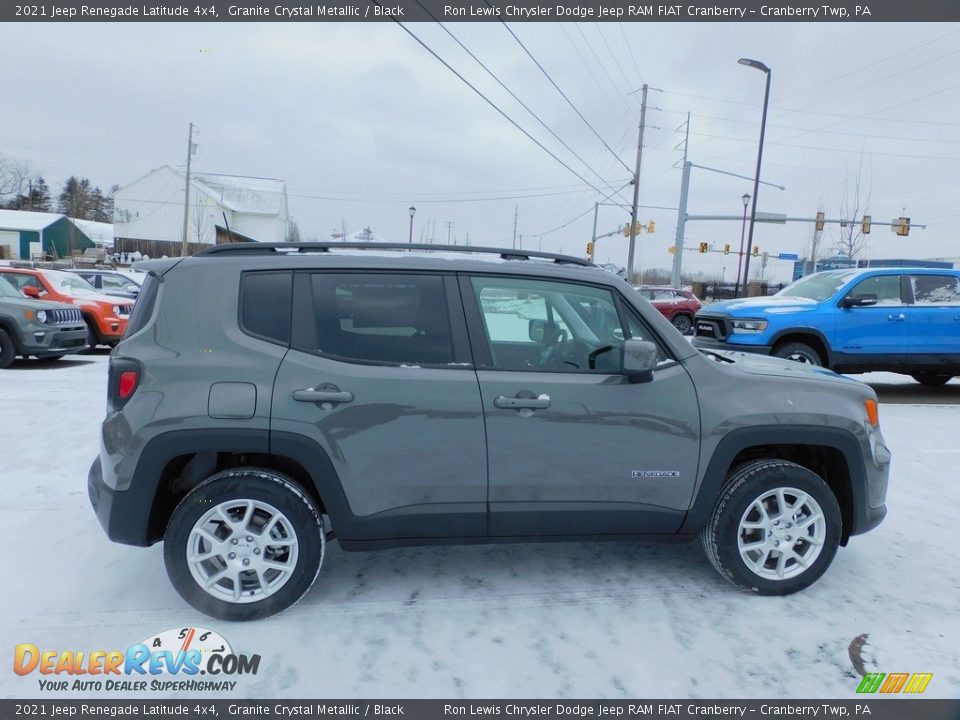 2021 Jeep Renegade Latitude 4x4 Granite Crystal Metallic / Black Photo #4