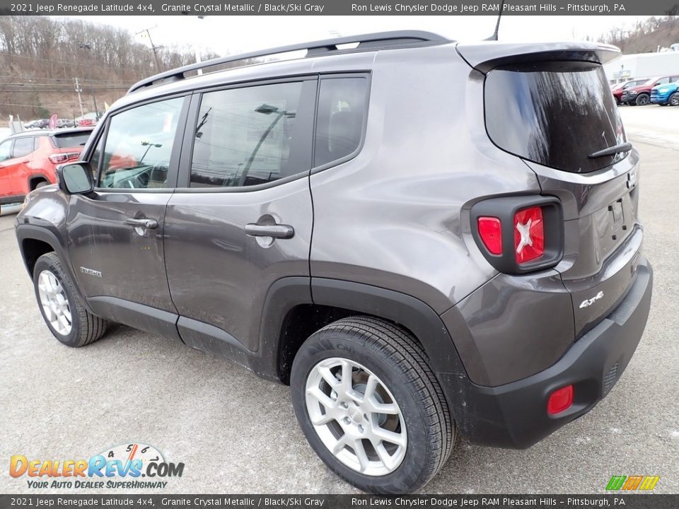 2021 Jeep Renegade Latitude 4x4 Granite Crystal Metallic / Black/Ski Gray Photo #3