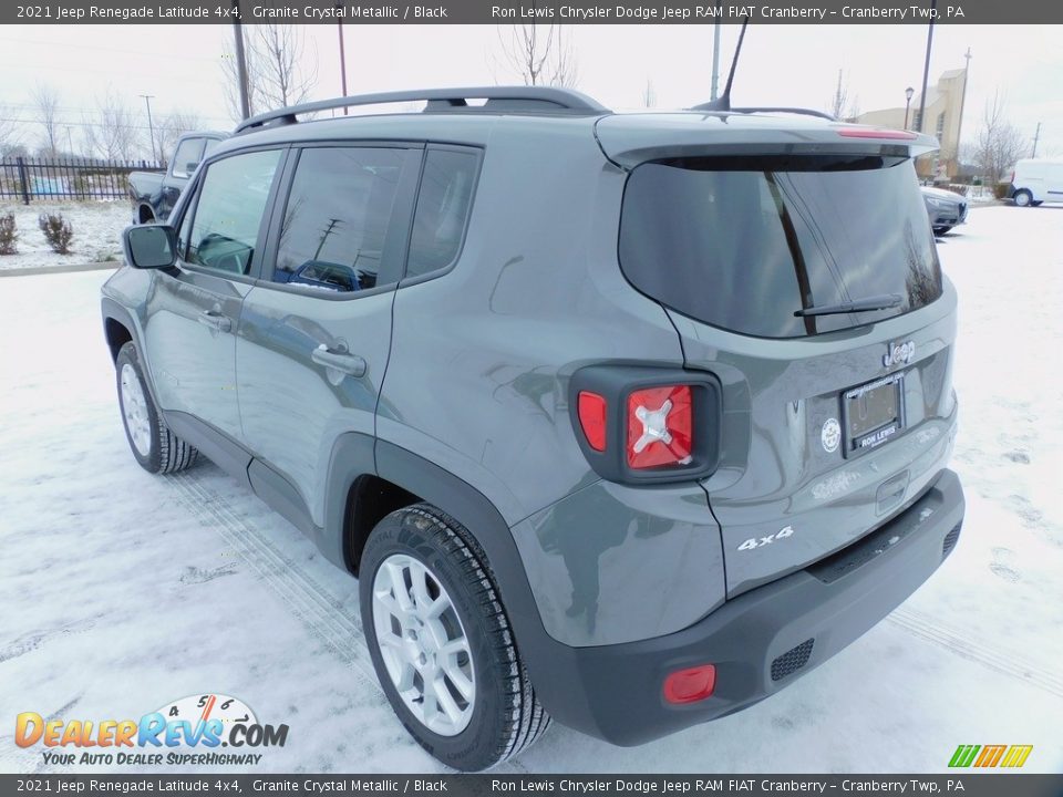 2021 Jeep Renegade Latitude 4x4 Granite Crystal Metallic / Black Photo #8