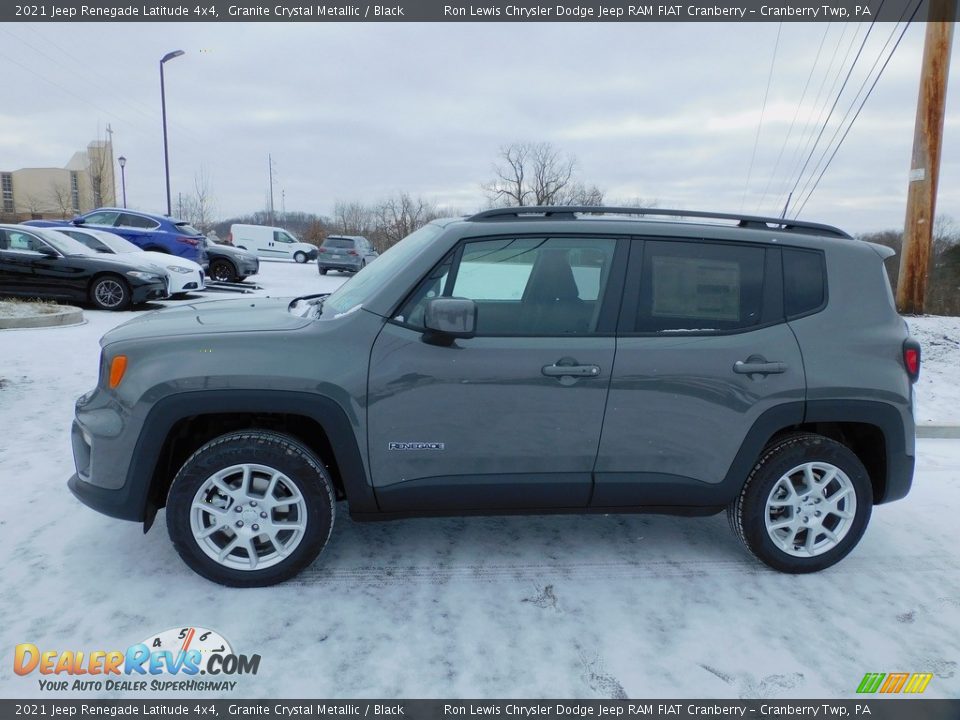 2021 Jeep Renegade Latitude 4x4 Granite Crystal Metallic / Black Photo #9