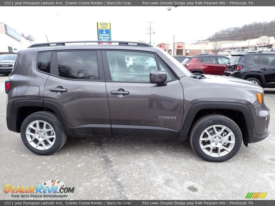 2021 Jeep Renegade Latitude 4x4 Granite Crystal Metallic / Black/Ski Gray Photo #7