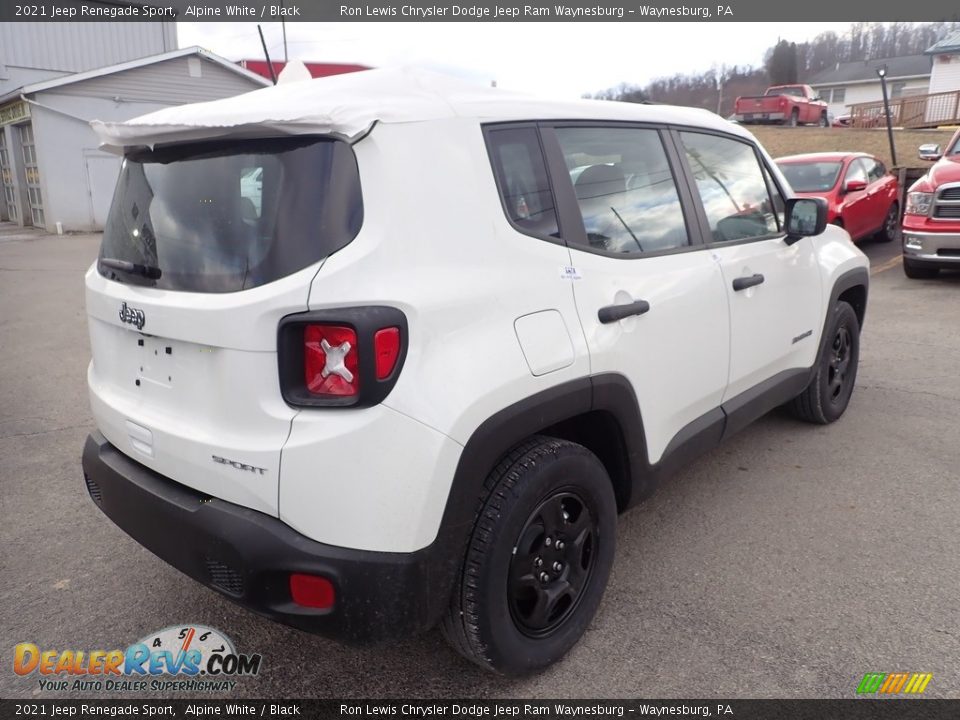 2021 Jeep Renegade Sport Alpine White / Black Photo #6