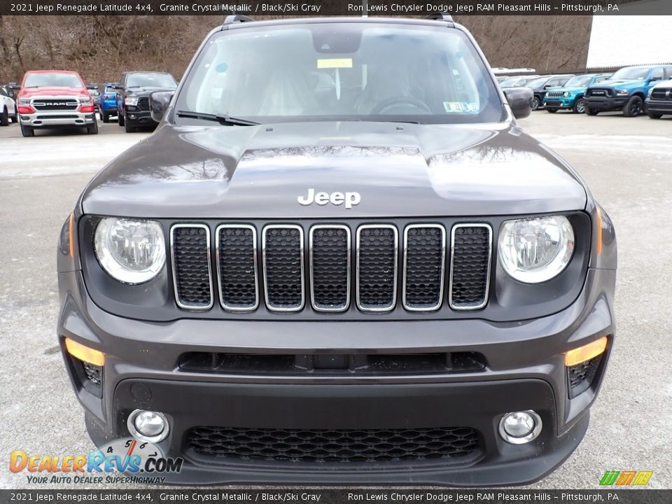 2021 Jeep Renegade Latitude 4x4 Granite Crystal Metallic / Black/Ski Gray Photo #9