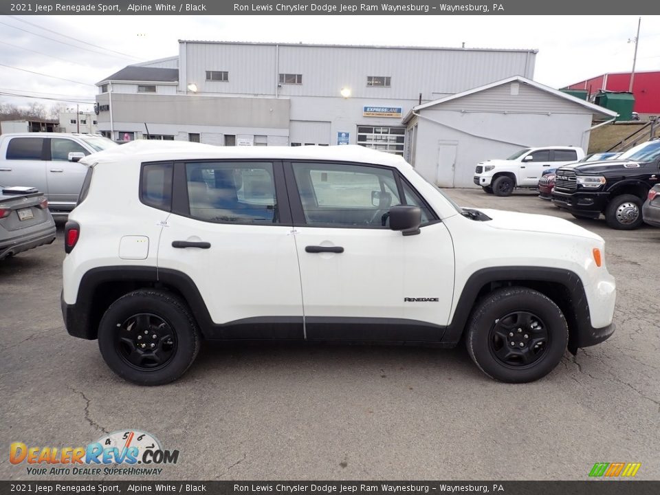 2021 Jeep Renegade Sport Alpine White / Black Photo #7