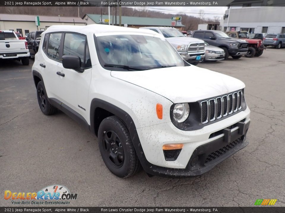 2021 Jeep Renegade Sport Alpine White / Black Photo #8