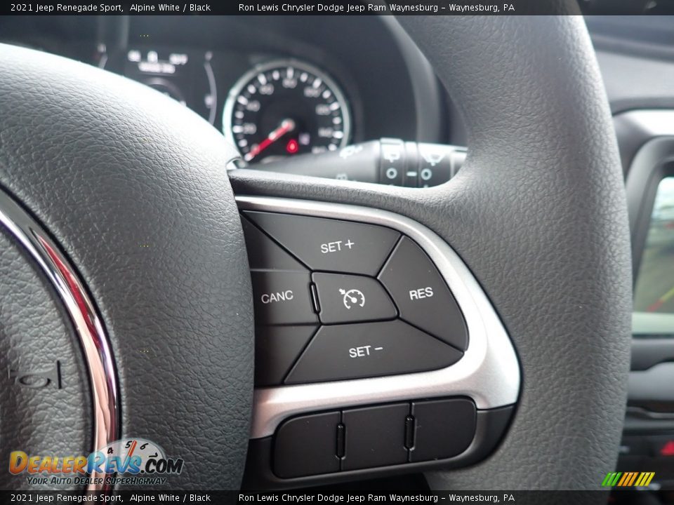 2021 Jeep Renegade Sport Alpine White / Black Photo #18