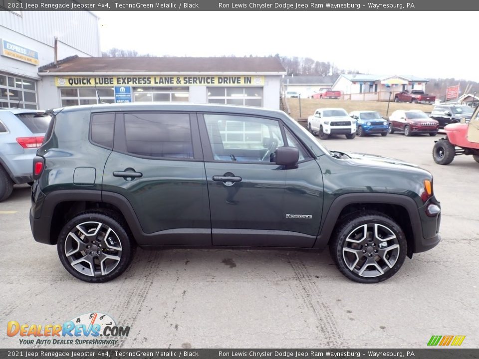 TechnoGreen Metallic 2021 Jeep Renegade Jeepster 4x4 Photo #7