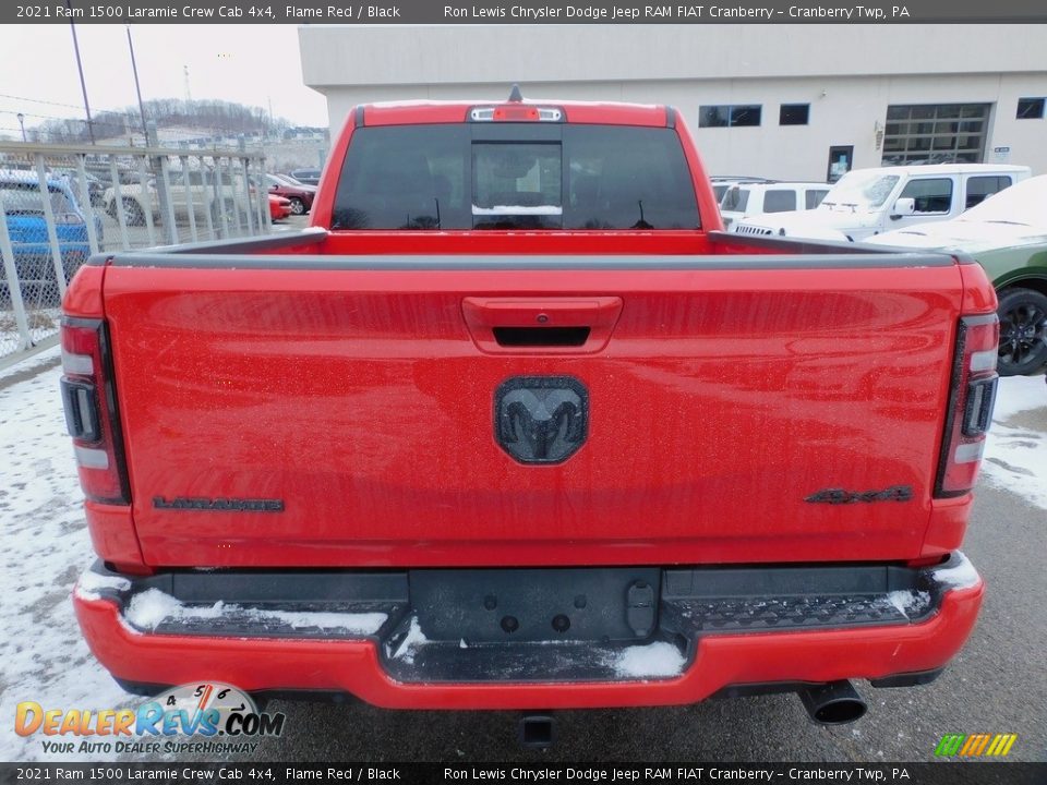 2021 Ram 1500 Laramie Crew Cab 4x4 Flame Red / Black Photo #6