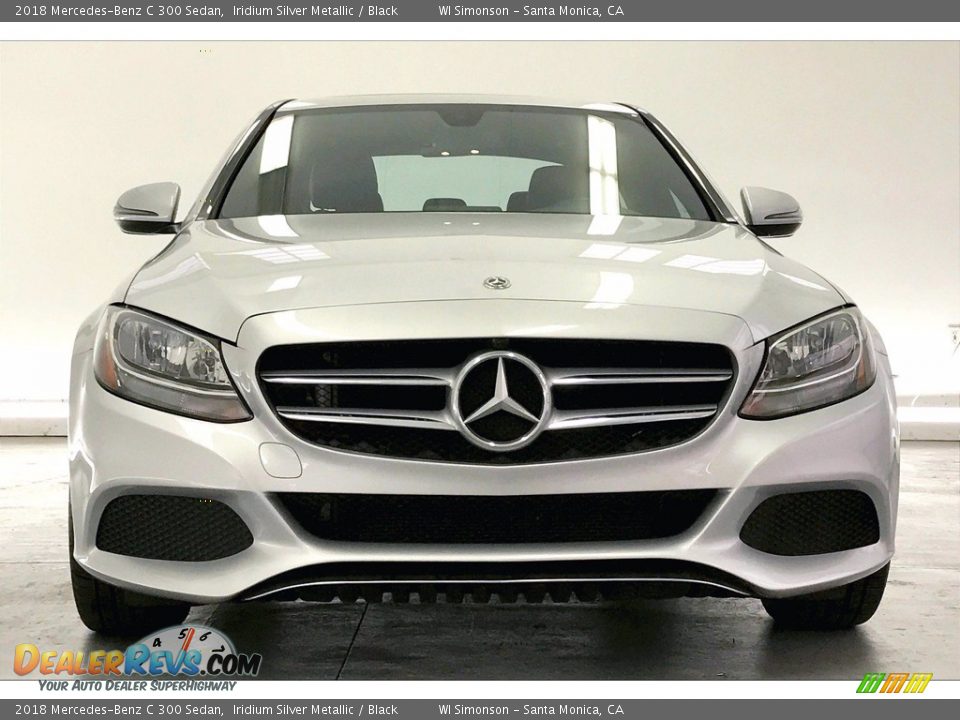 2018 Mercedes-Benz C 300 Sedan Iridium Silver Metallic / Black Photo #2