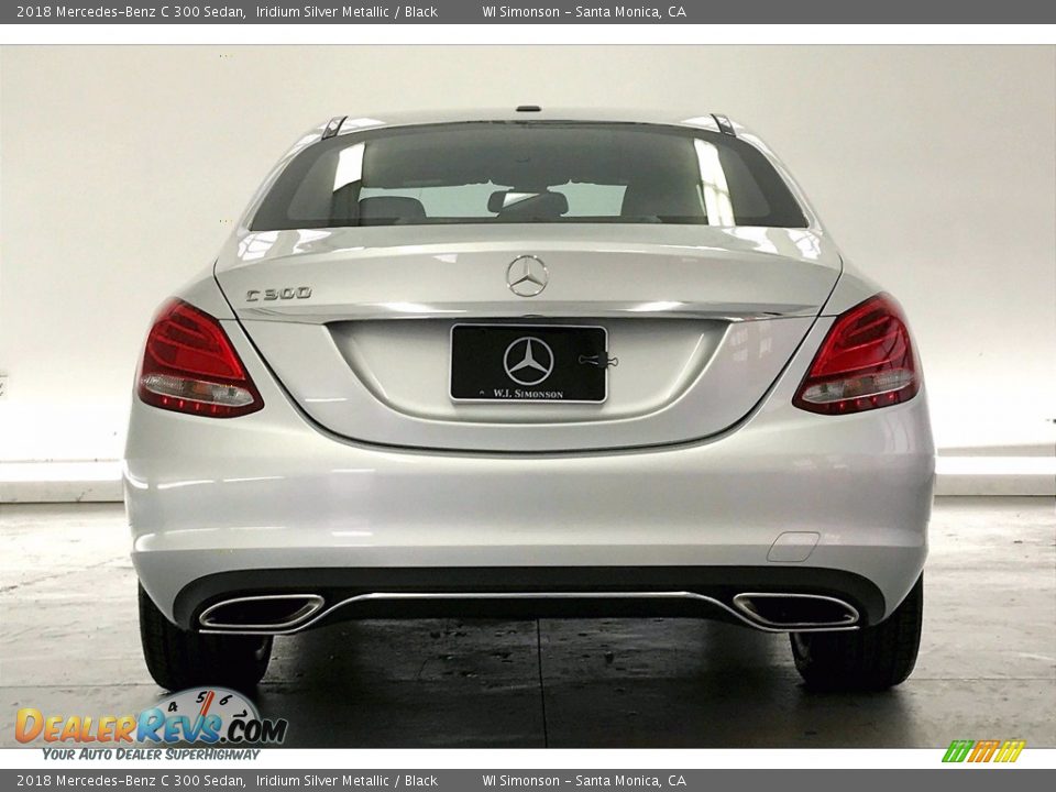 2018 Mercedes-Benz C 300 Sedan Iridium Silver Metallic / Black Photo #3