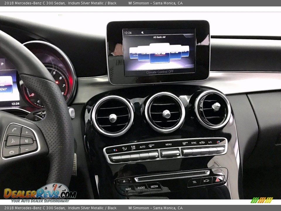 2018 Mercedes-Benz C 300 Sedan Iridium Silver Metallic / Black Photo #5