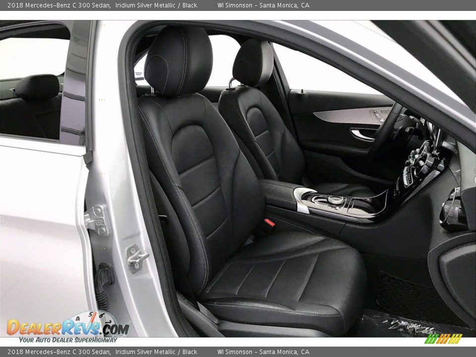 2018 Mercedes-Benz C 300 Sedan Iridium Silver Metallic / Black Photo #6