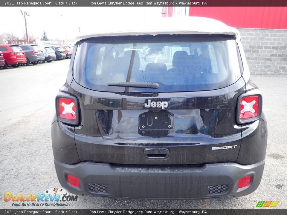 2021 Jeep Renegade Sport Black / Black Photo #5