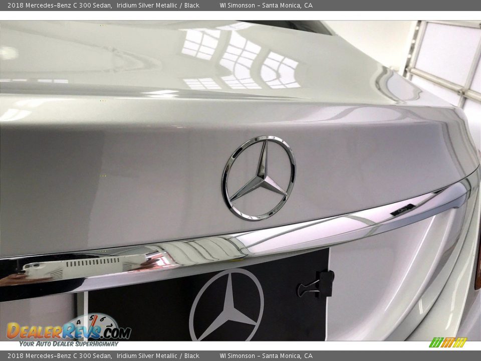 2018 Mercedes-Benz C 300 Sedan Iridium Silver Metallic / Black Photo #7