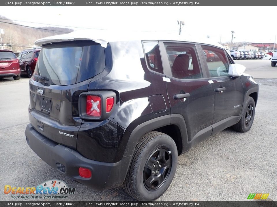 2021 Jeep Renegade Sport Black / Black Photo #6