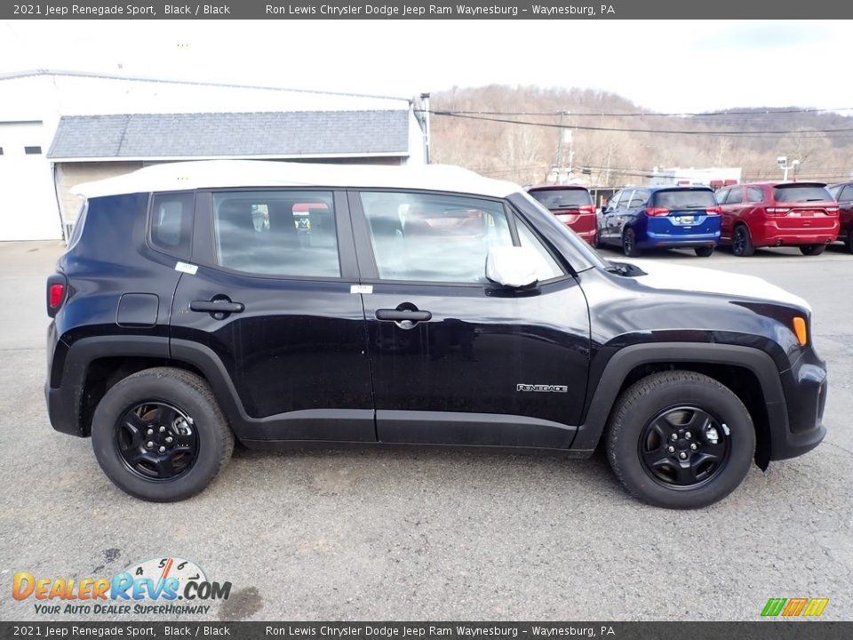 2021 Jeep Renegade Sport Black / Black Photo #7