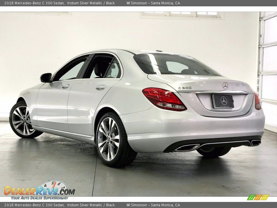 2018 Mercedes-Benz C 300 Sedan Iridium Silver Metallic / Black Photo #10