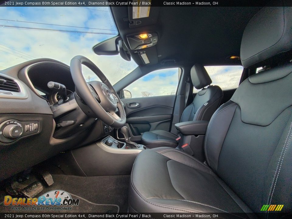 2021 Jeep Compass 80th Special Edition 4x4 Diamond Black Crystal Pearl / Black Photo #2