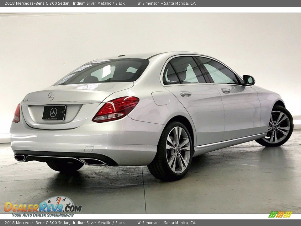 2018 Mercedes-Benz C 300 Sedan Iridium Silver Metallic / Black Photo #13