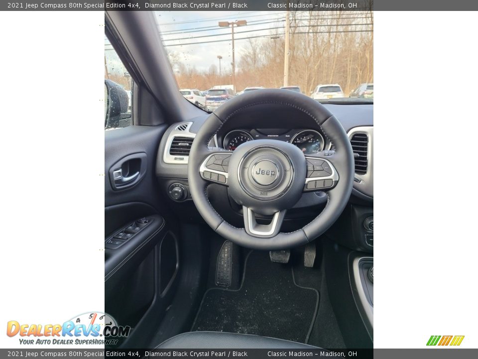 2021 Jeep Compass 80th Special Edition 4x4 Diamond Black Crystal Pearl / Black Photo #5