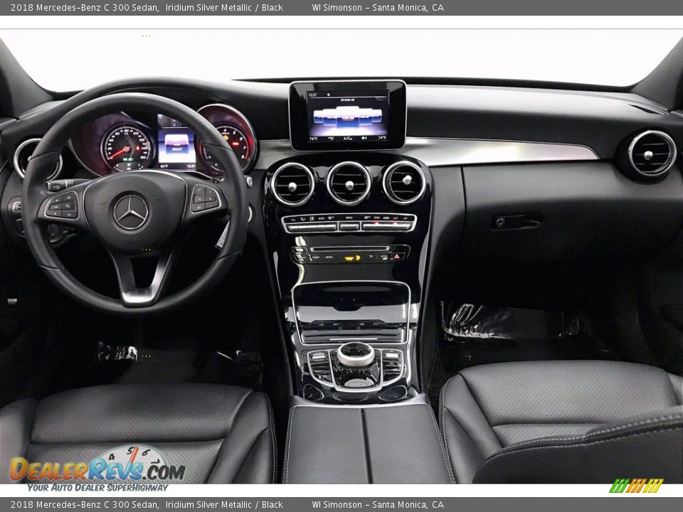2018 Mercedes-Benz C 300 Sedan Iridium Silver Metallic / Black Photo #15