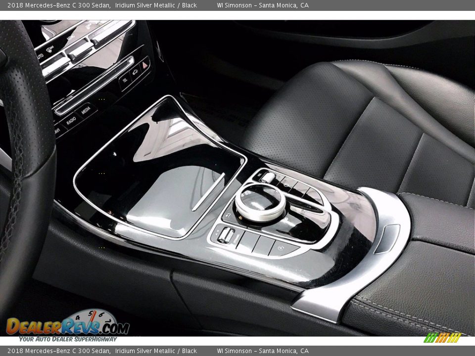 2018 Mercedes-Benz C 300 Sedan Iridium Silver Metallic / Black Photo #17
