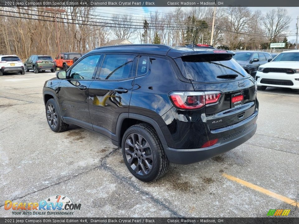 2021 Jeep Compass 80th Special Edition 4x4 Diamond Black Crystal Pearl / Black Photo #9