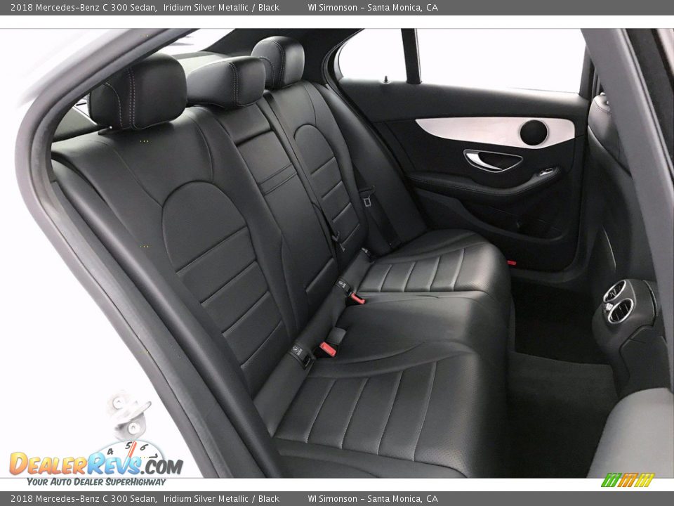 2018 Mercedes-Benz C 300 Sedan Iridium Silver Metallic / Black Photo #19