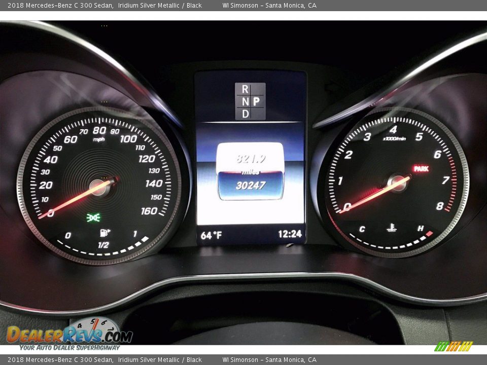 2018 Mercedes-Benz C 300 Sedan Iridium Silver Metallic / Black Photo #23