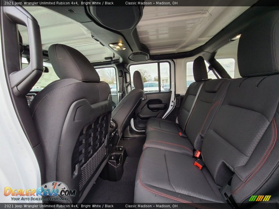 2021 Jeep Wrangler Unlimited Rubicon 4x4 Bright White / Black Photo #3