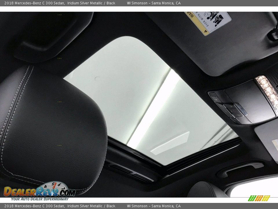 2018 Mercedes-Benz C 300 Sedan Iridium Silver Metallic / Black Photo #25