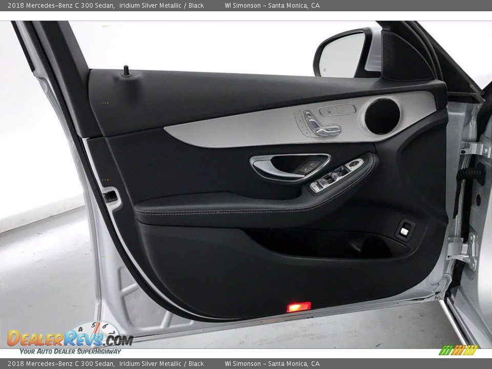 2018 Mercedes-Benz C 300 Sedan Iridium Silver Metallic / Black Photo #26