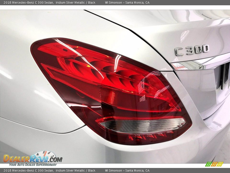 2018 Mercedes-Benz C 300 Sedan Iridium Silver Metallic / Black Photo #29