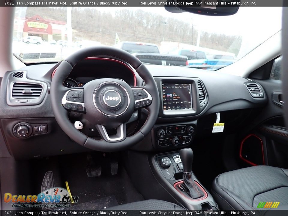 Front Seat of 2021 Jeep Compass Trailhawk 4x4 Photo #13