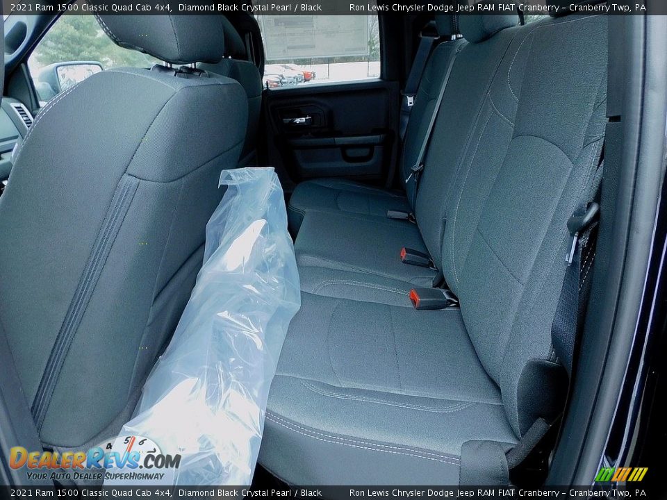 2021 Ram 1500 Classic Quad Cab 4x4 Diamond Black Crystal Pearl / Black Photo #12
