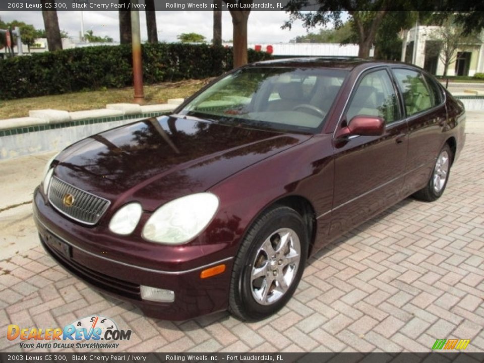 2003 Lexus GS 300 Black Cherry Pearl / Ivory Photo #1
