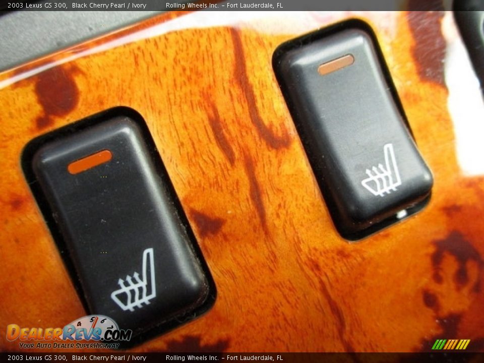 2003 Lexus GS 300 Black Cherry Pearl / Ivory Photo #2