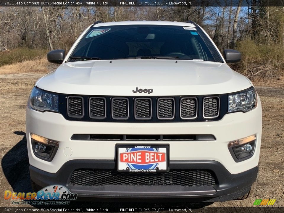 2021 Jeep Compass 80th Special Edition 4x4 White / Black Photo #3