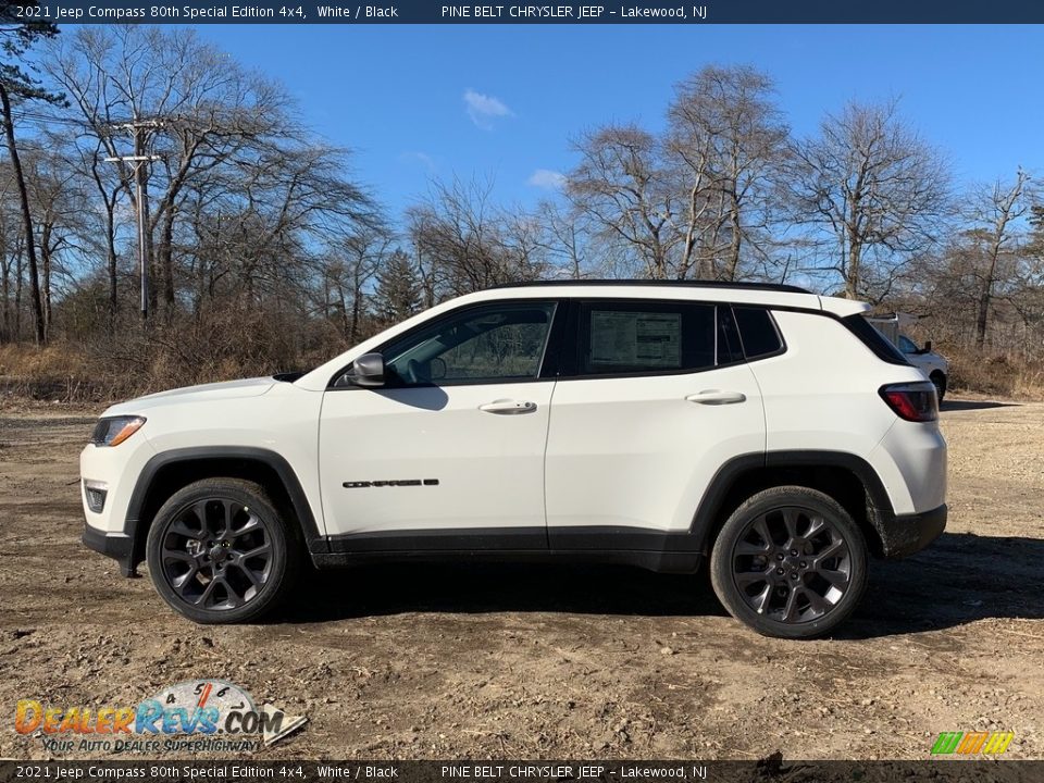 2021 Jeep Compass 80th Special Edition 4x4 White / Black Photo #4