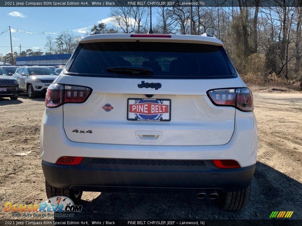 2021 Jeep Compass 80th Special Edition 4x4 White / Black Photo #7