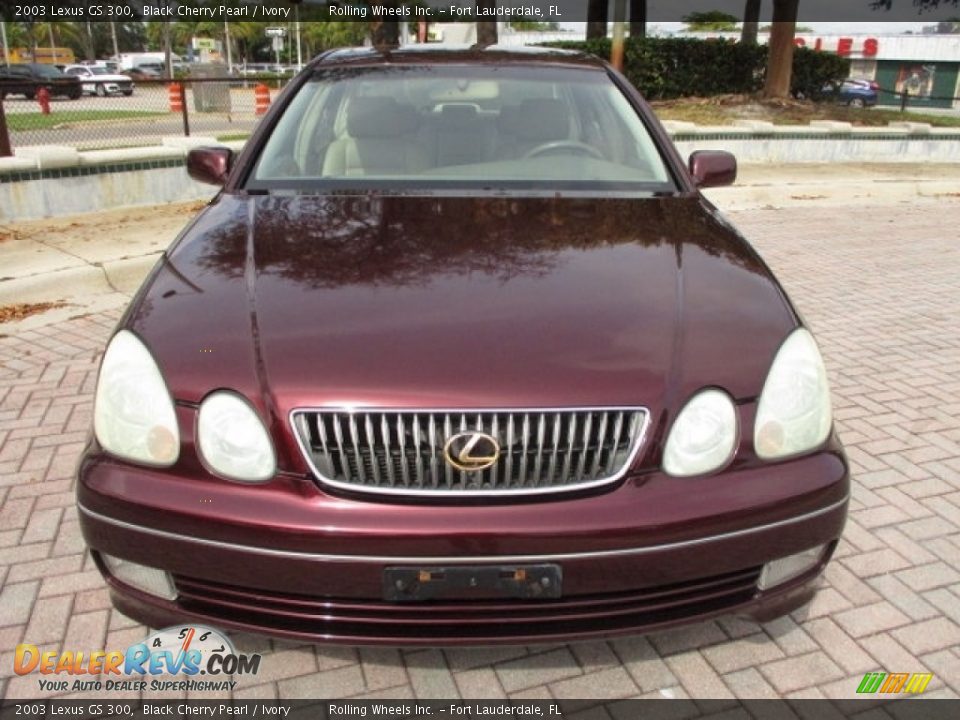 2003 Lexus GS 300 Black Cherry Pearl / Ivory Photo #15