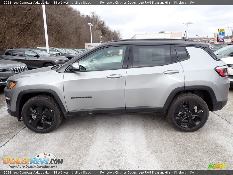 2021 Jeep Compass Altitude 4x4 Billet Silver Metallic / Black Photo #2