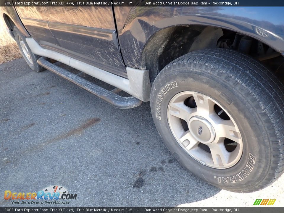 2003 Ford Explorer Sport Trac XLT 4x4 True Blue Metallic / Medium Flint Photo #3