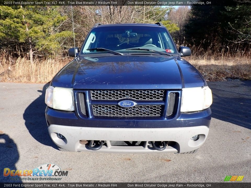 2003 Ford Explorer Sport Trac XLT 4x4 True Blue Metallic / Medium Flint Photo #4