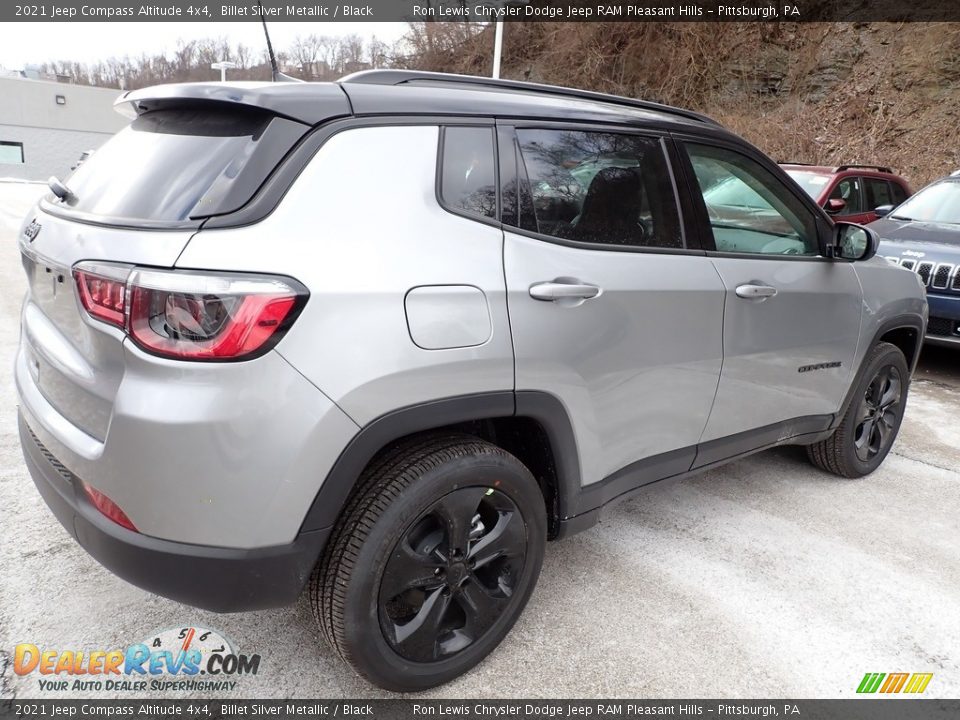 2021 Jeep Compass Altitude 4x4 Billet Silver Metallic / Black Photo #6