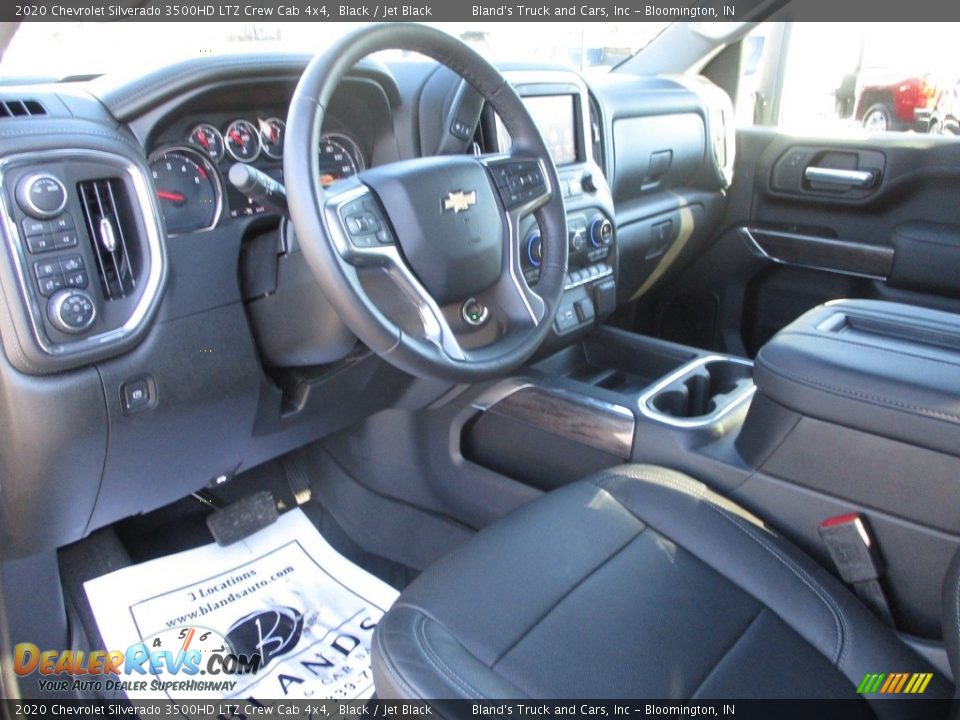 2020 Chevrolet Silverado 3500HD LTZ Crew Cab 4x4 Black / Jet Black Photo #6