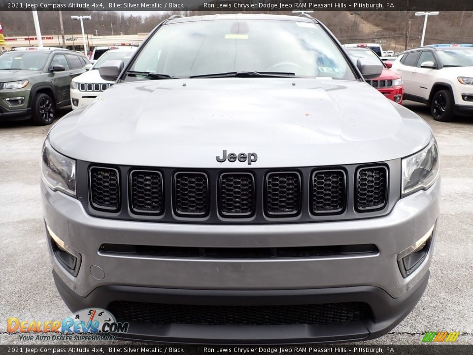 2021 Jeep Compass Altitude 4x4 Billet Silver Metallic / Black Photo #9