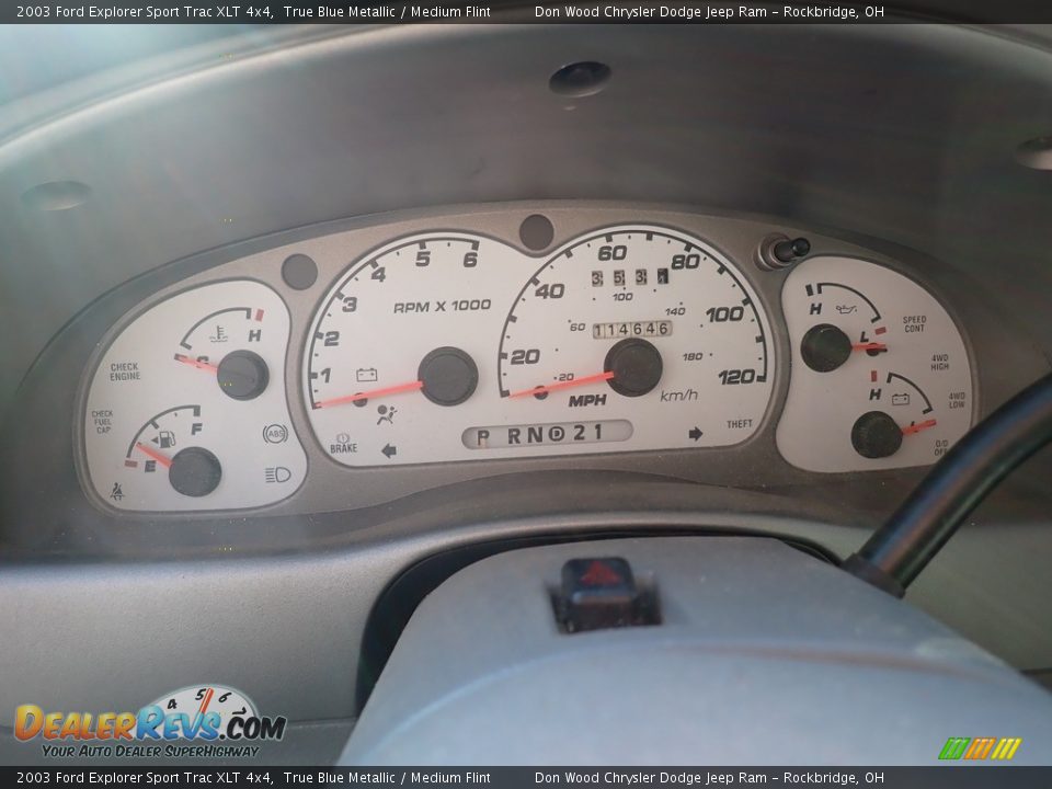 2003 Ford Explorer Sport Trac XLT 4x4 True Blue Metallic / Medium Flint Photo #8