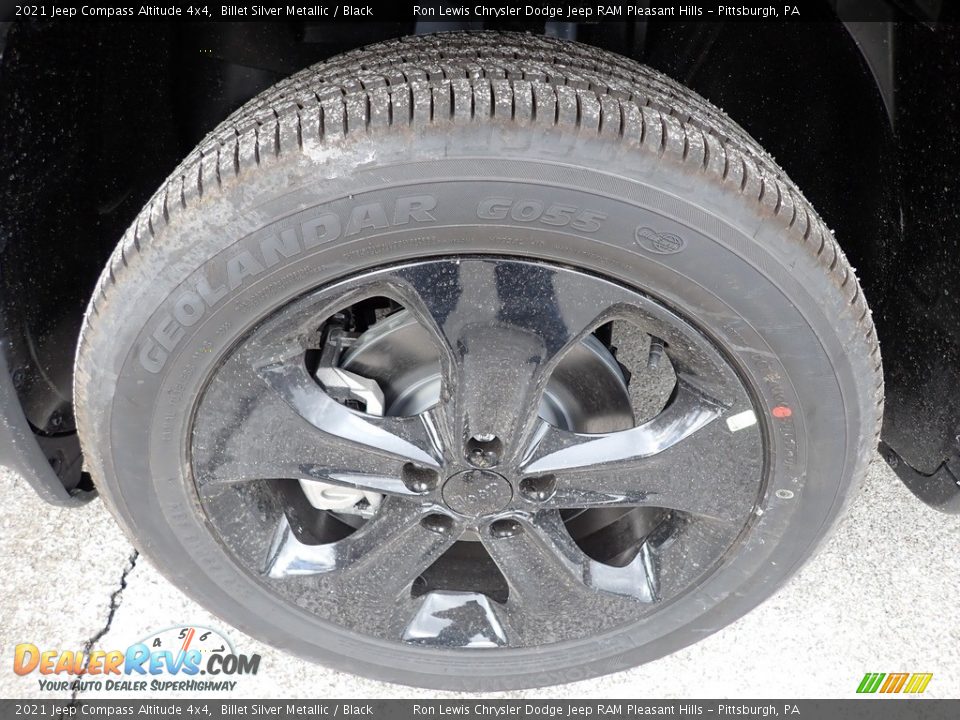 2021 Jeep Compass Altitude 4x4 Billet Silver Metallic / Black Photo #10